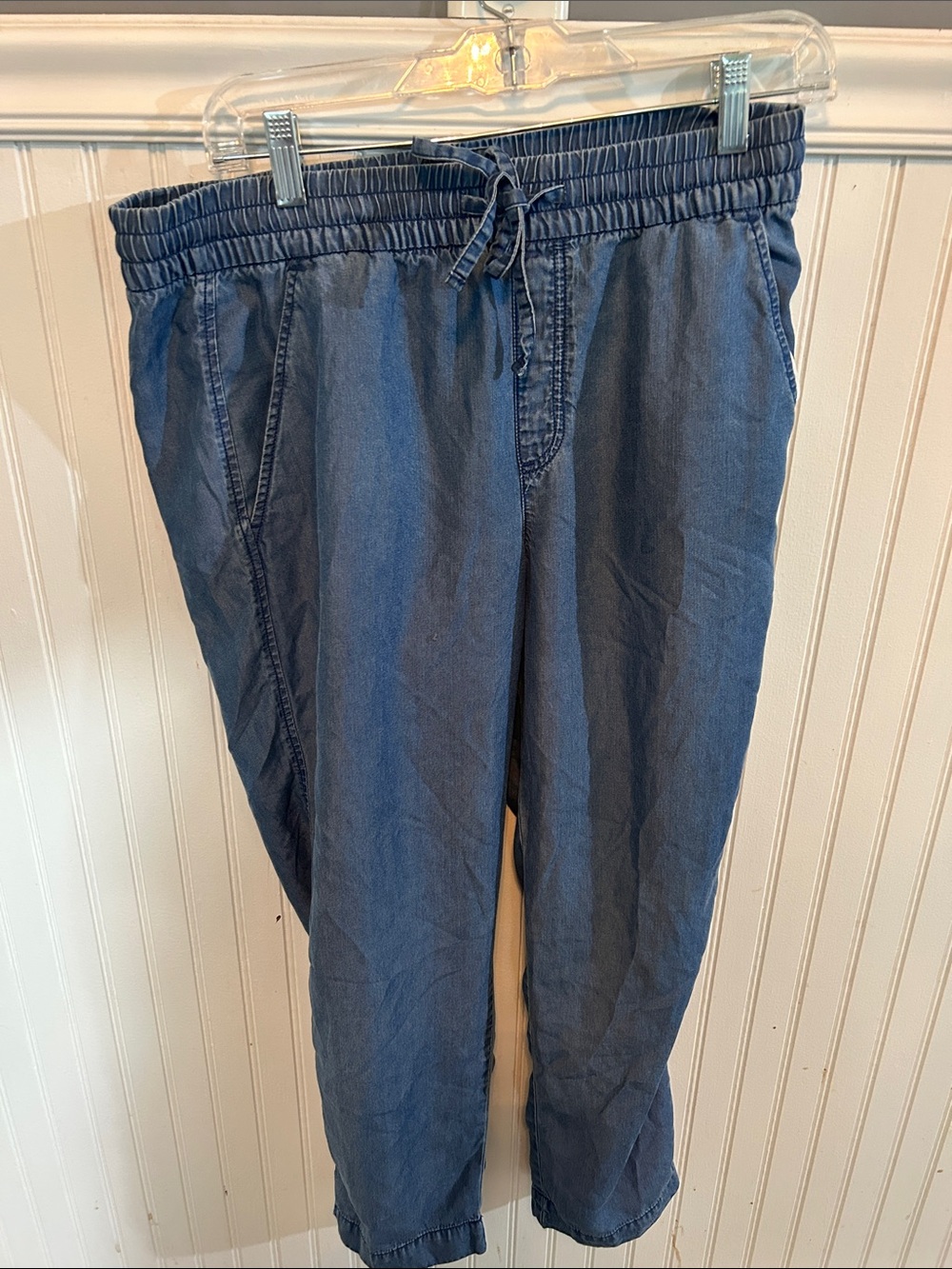 GAP Light Blue Tencil  Elastic  Waist Easy Pants